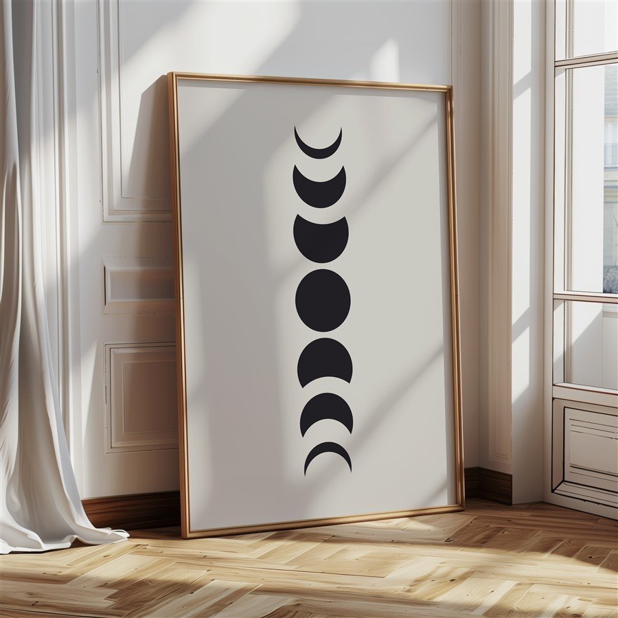 Moon Phases Wall Art