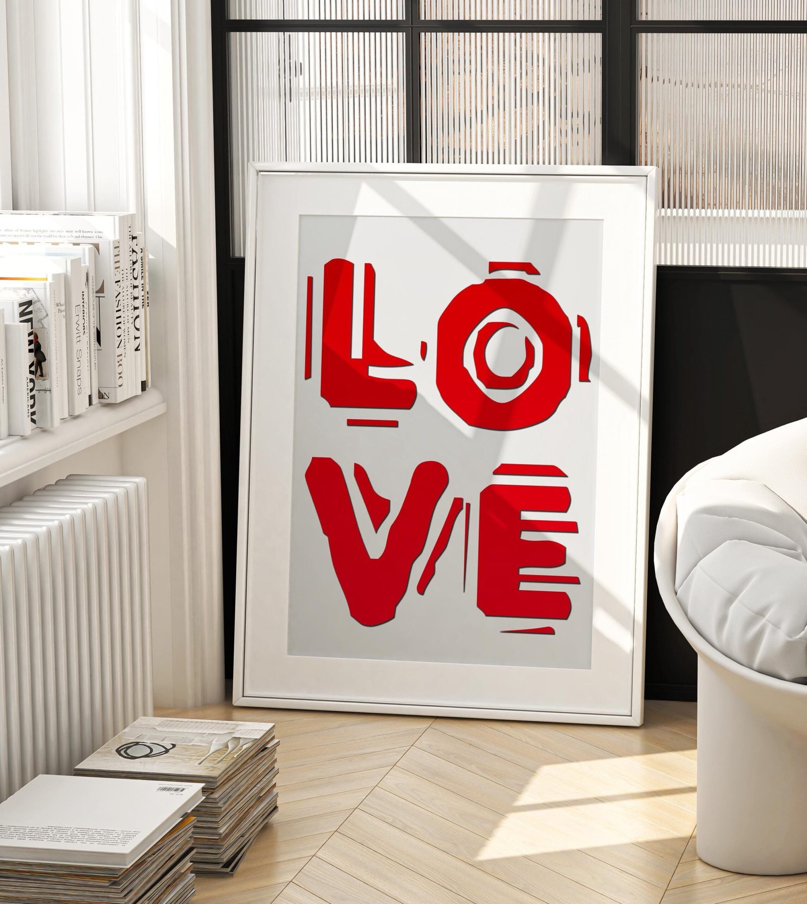 Love Printable Wall Art, Love Sign, Modern Bedroom Poster, Inspirational One Word Minimalist Typography Print, Home Decor, INSTANT DOWNLOAD