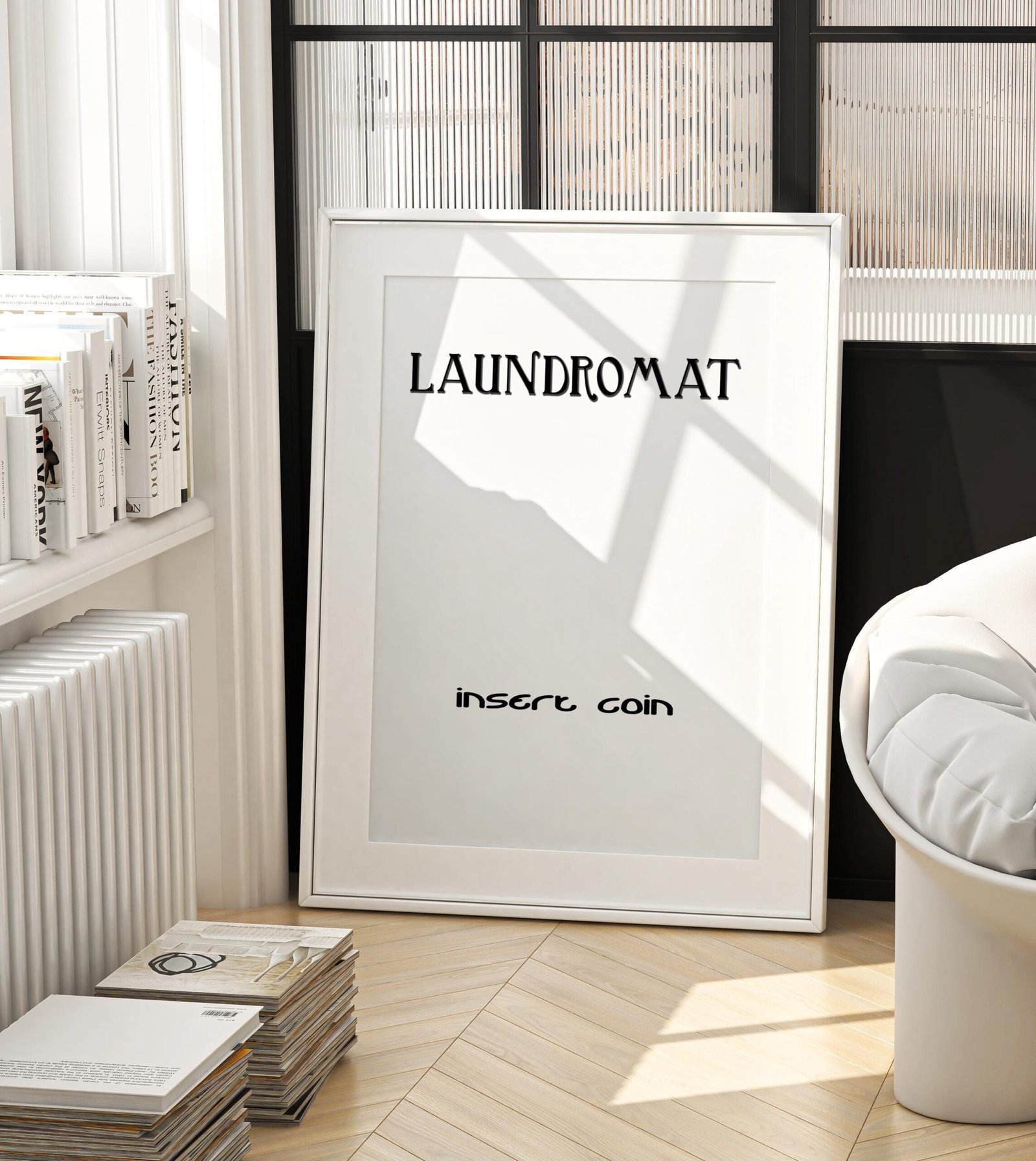 Laundry Print, Laundry Room Decor, Downloadable Prints, Funny Laundry Sign, Typography Poster, Printable Wall Art, Minimalist Poster